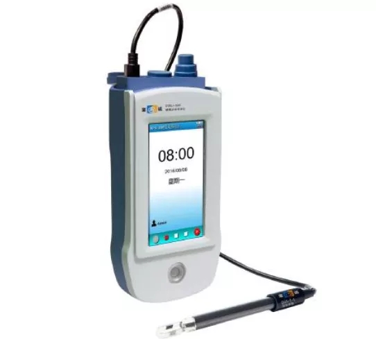 三方檢測水質(zhì)化驗超純水電導(dǎo)率檢測，雷磁DDBJ-350F型便攜式電導(dǎo)率儀產(chǎn)品介紹(圖1)